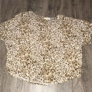 Leopard Print Women's Top